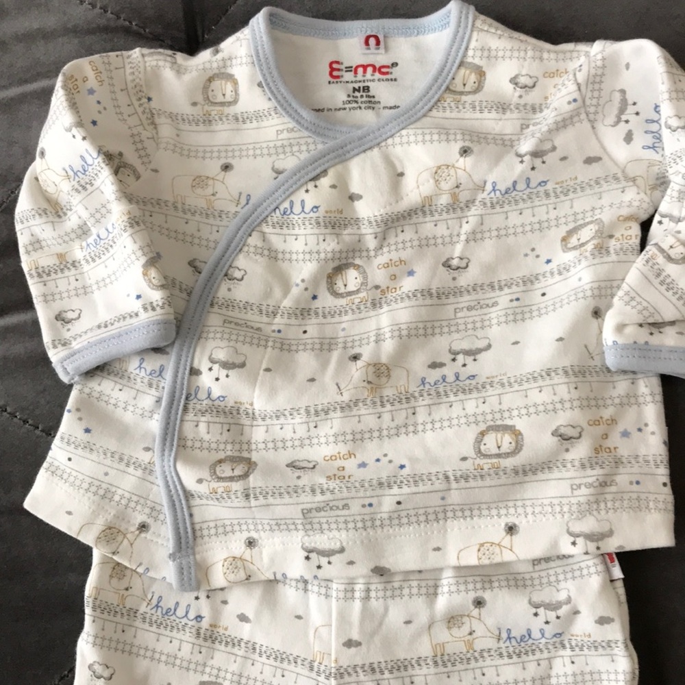 Magnetic me or Emc2 newborn outfit